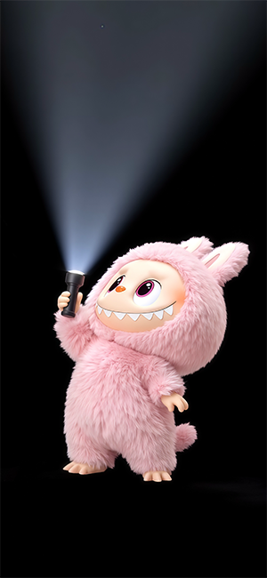 Pink Luminary in the Void